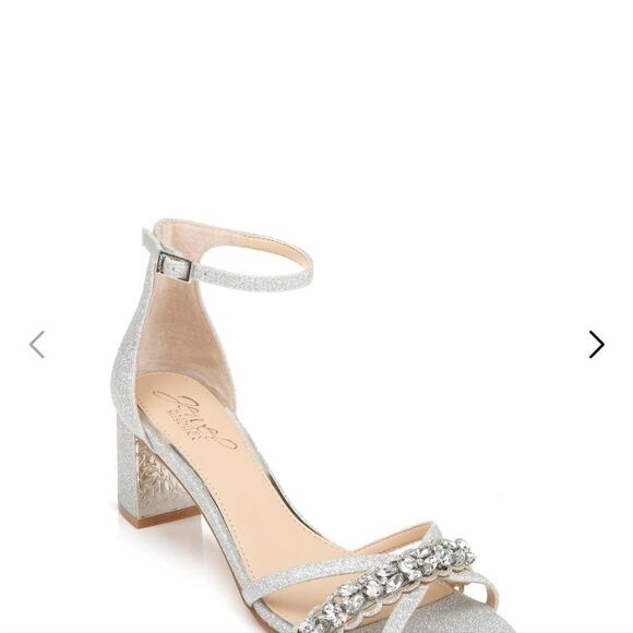 Jewel Badgley Mishka Giona Embellished Evening Shoe Size 7.5 New - Picture 3 of 12